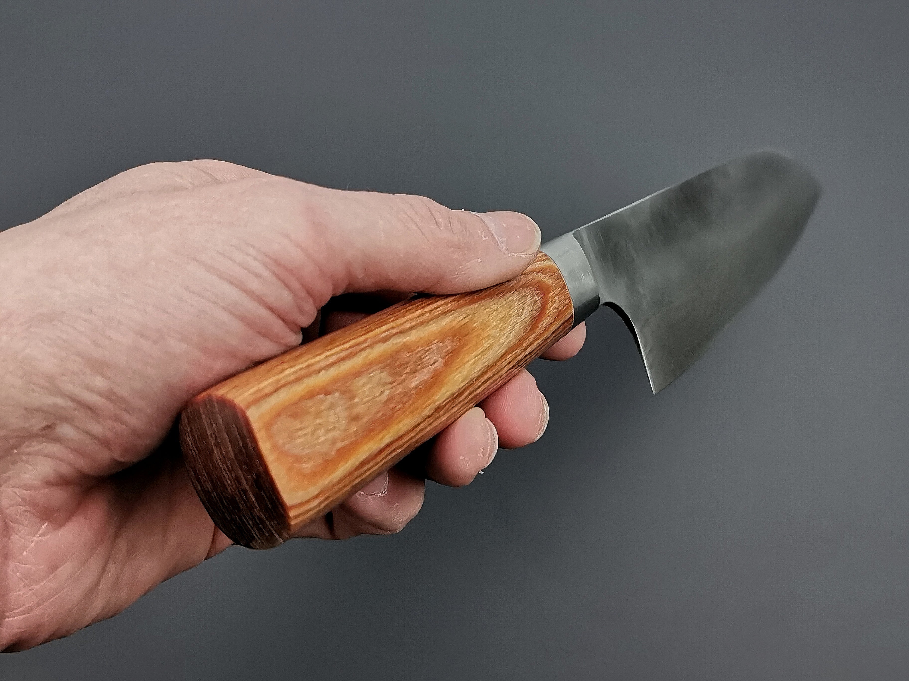 Katsuyasu Kamo VG10 Damascus Santoku