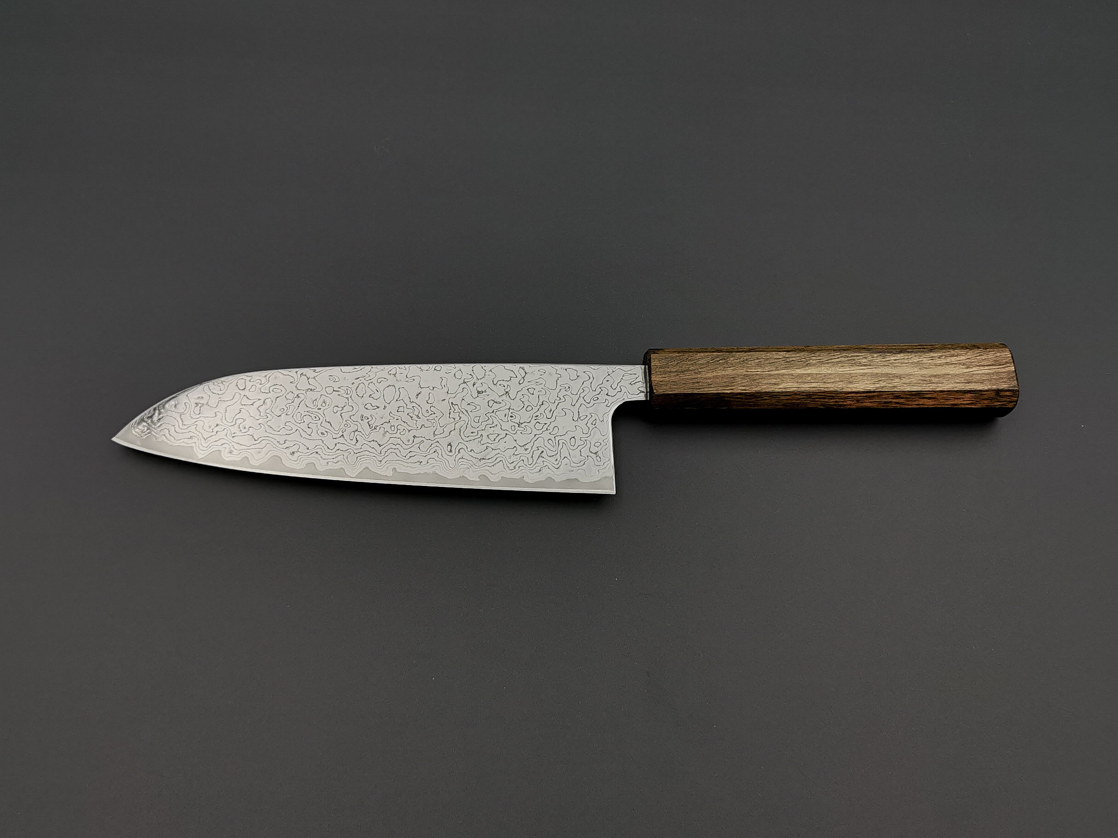 Tsunehisa VG10 Nickel Damascus Santoku