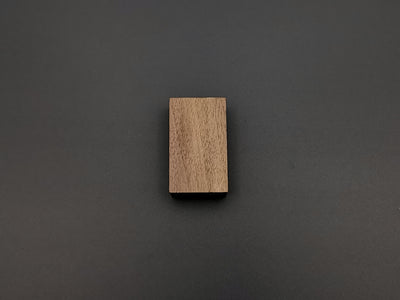 Individual walnut knife rack
