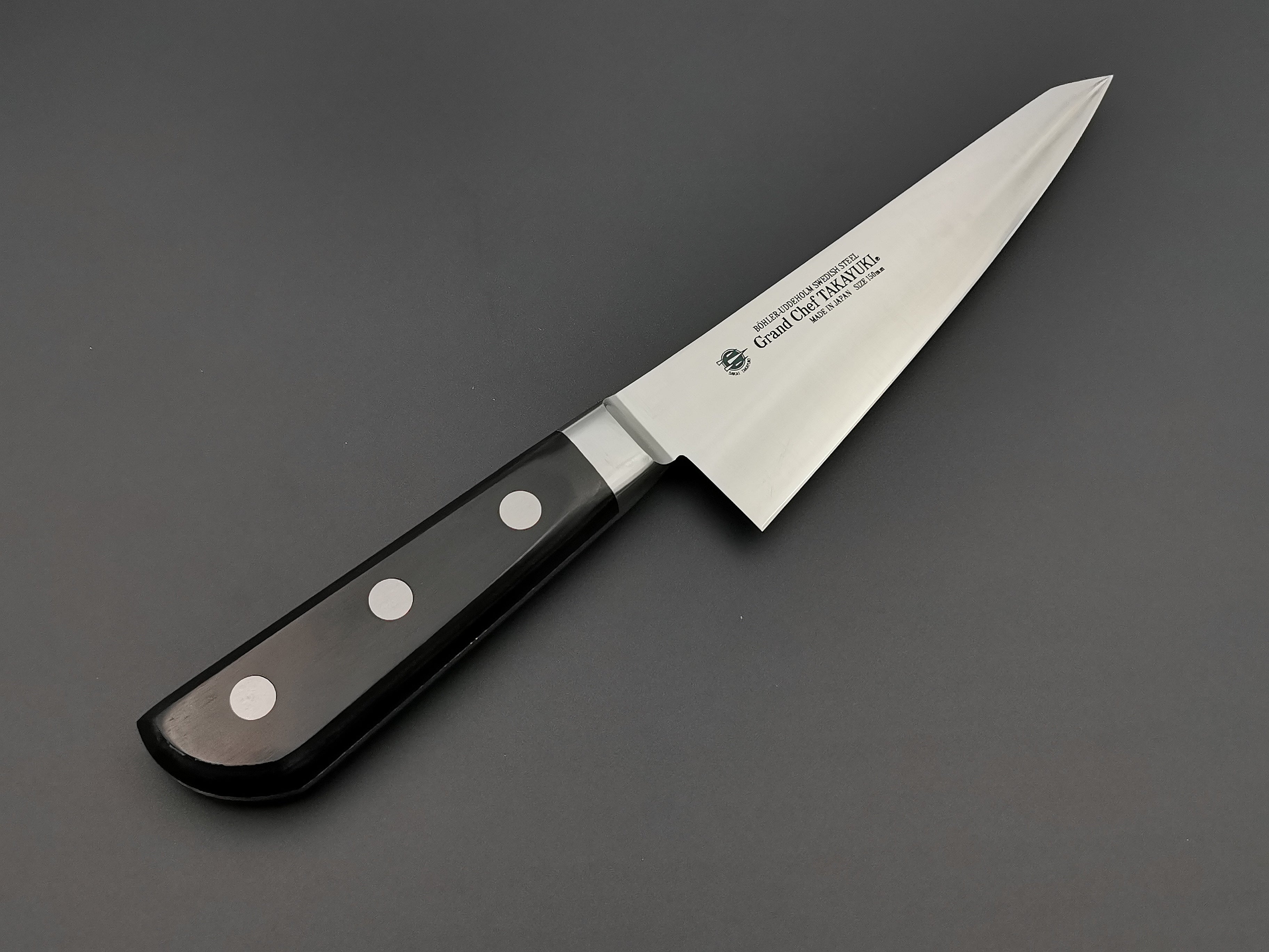 Sakai Takayuki Grand Chef Swedish Steel Honesuki 150mm
