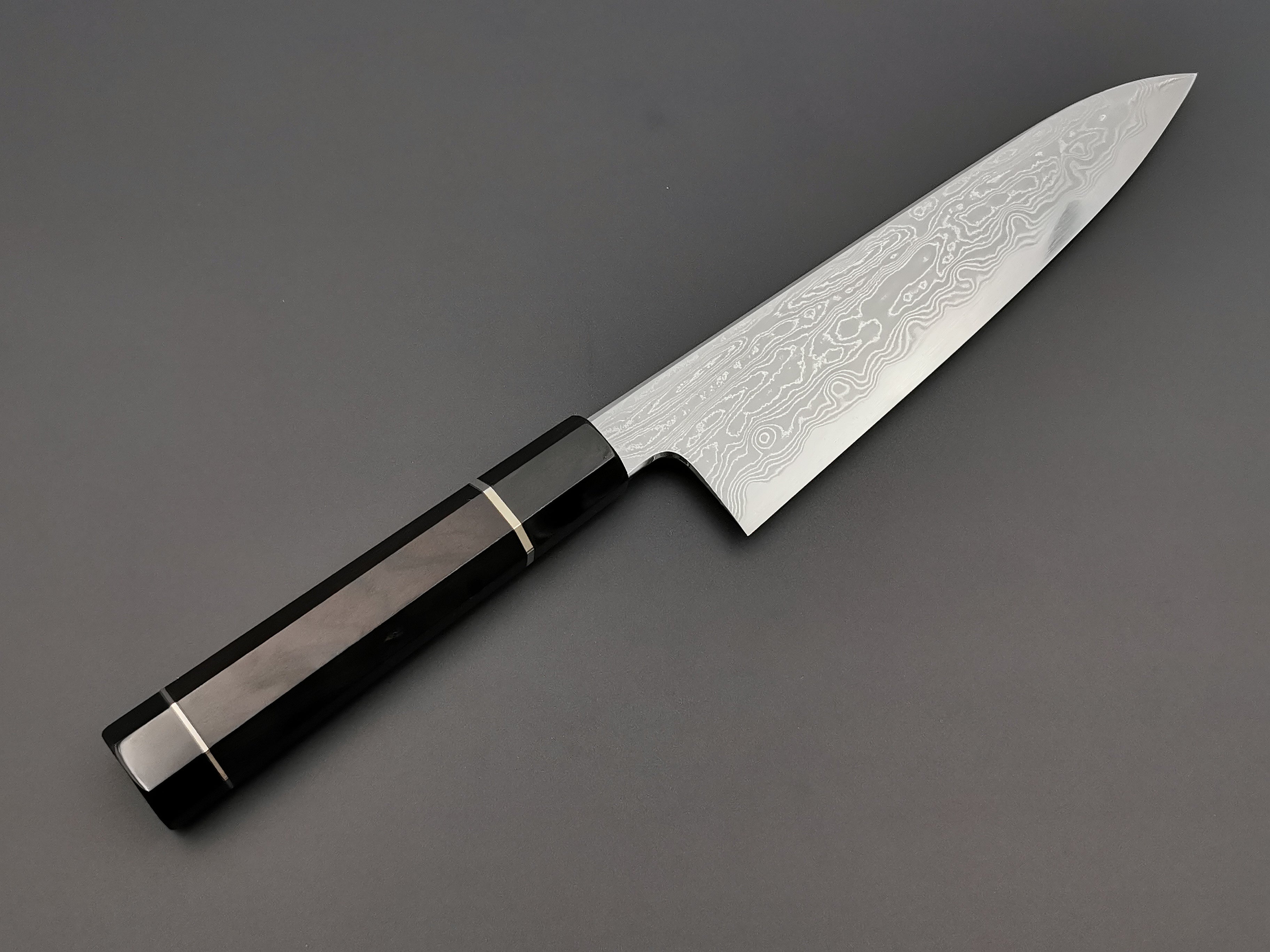 Satoshi Nakagawa X Myojin Naohito Blue #1 Damascus Gyuto 210mm