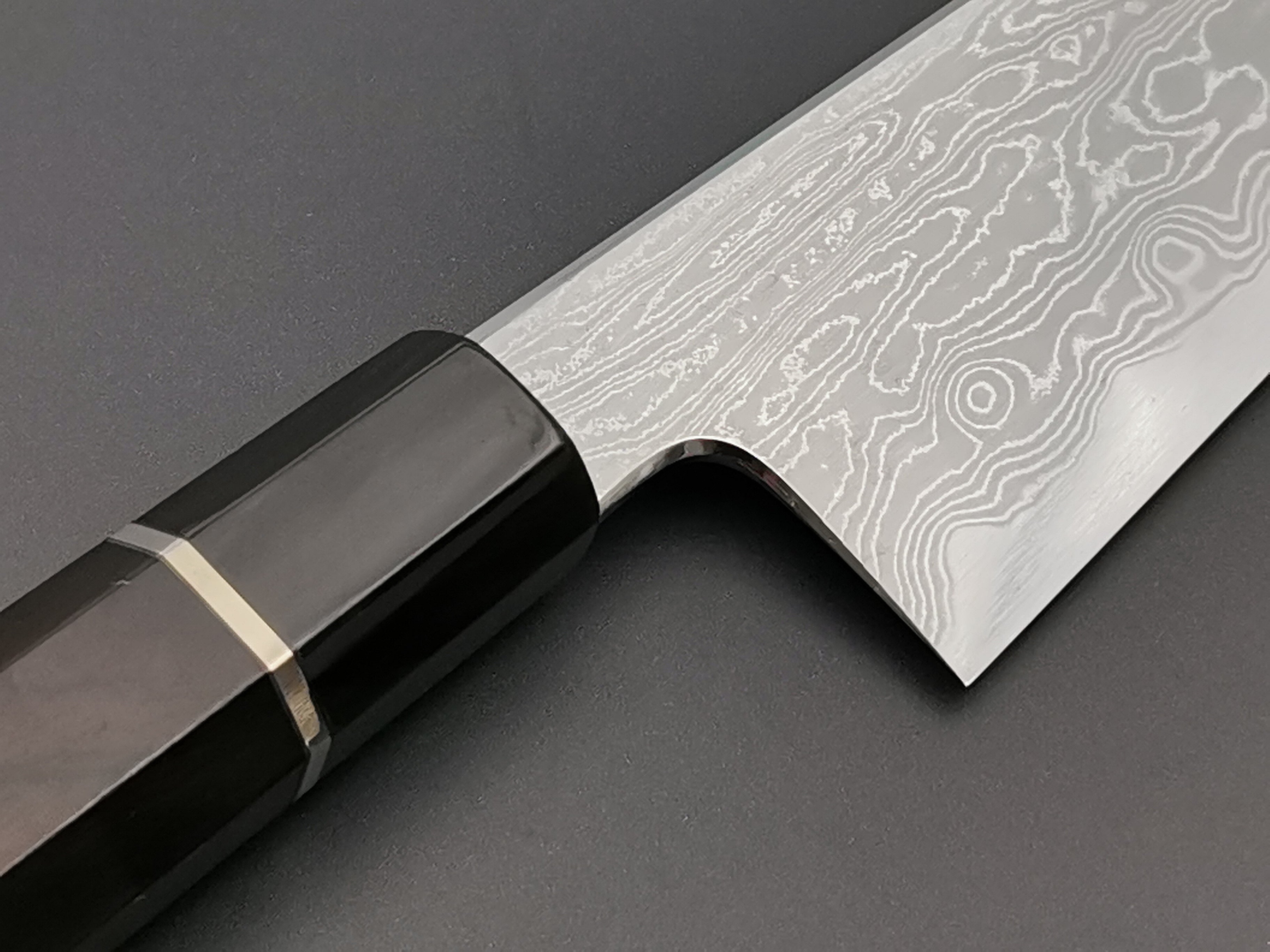 Satoshi Nakagawa X Myojin Naohito Blue #1 Damascus Gyuto 210mm