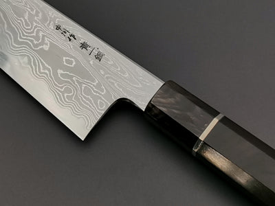Satoshi Nakagawa X Myojin Naohito Blue #1 Damascus Gyuto 210mm