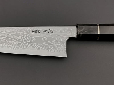 Satoshi Nakagawa X Myojin Naohito Blue #1 Damascus Gyuto 210mm
