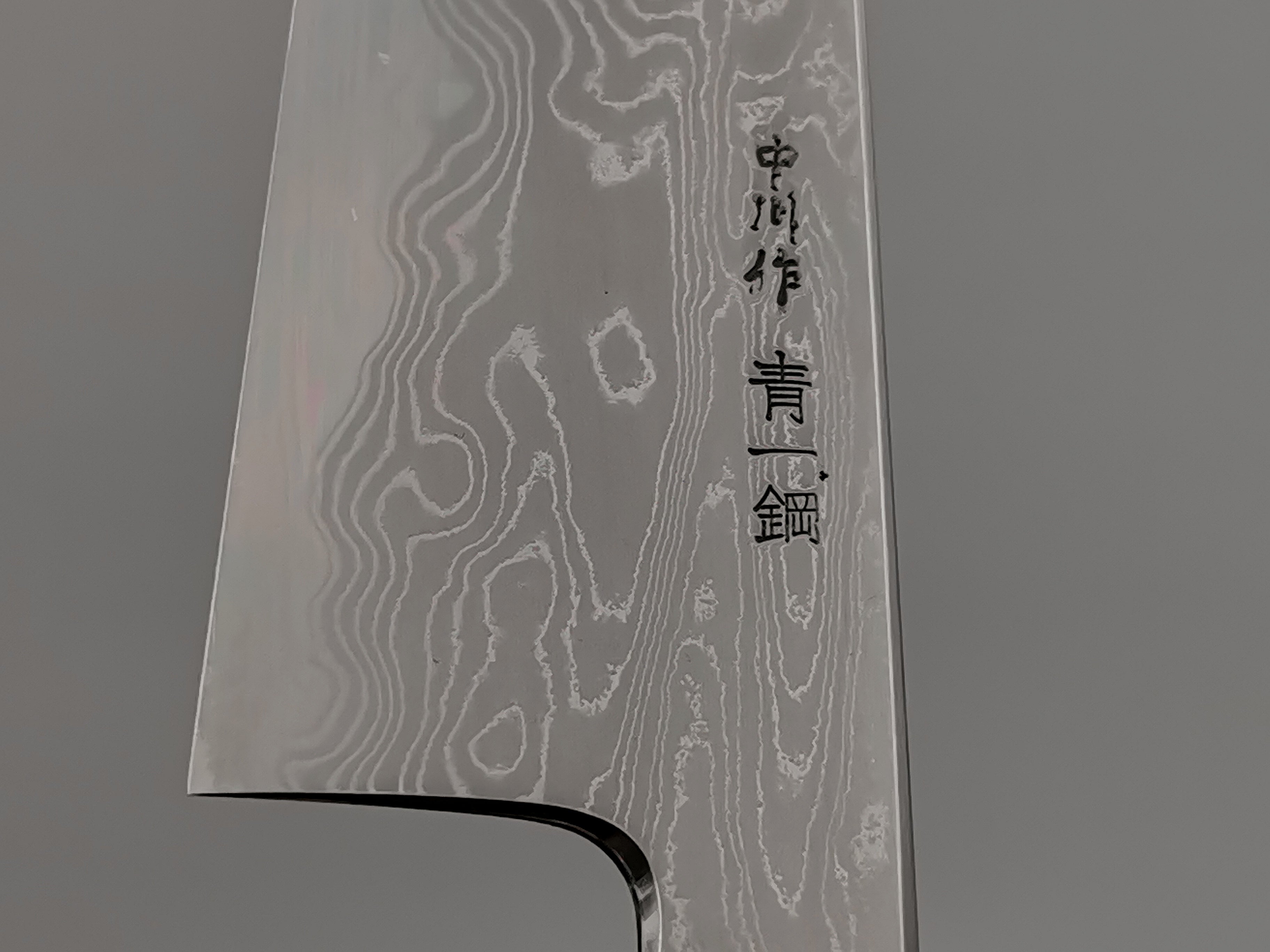 Satoshi Nakagawa X Myojin Naohito Blue #1 Damascus Gyuto 210mm