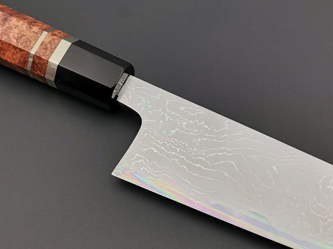 Hatsukokoro Hyomon White #2 Hand Laminated Damascus Gyuto 210mm