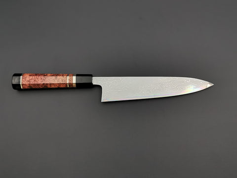 Hatsukokoro Hyomon White #2 Hand Laminated Damascus Gyuto 210mm