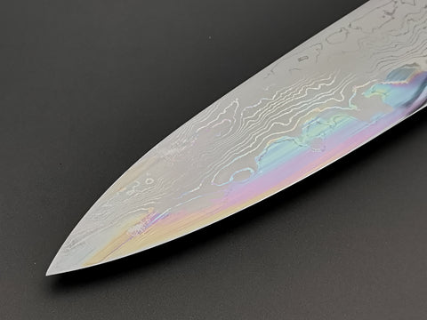 Hatsukokoro Hyomon White #2 Hand Laminated Damascus Gyuto 210mm