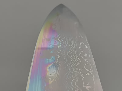 Hatsukokoro Hyomon White #2 Hand Laminated Damascus Gyuto 210mm