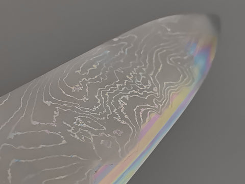 Hatsukokoro Hyomon White #2 Hand Laminated Damascus Gyuto 210mm