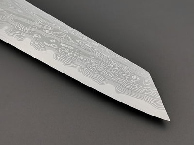 Satoshi Nakagawa X Myojin Naohito Blue #1 Damascus Kiritsuke Gyuto 240mm
