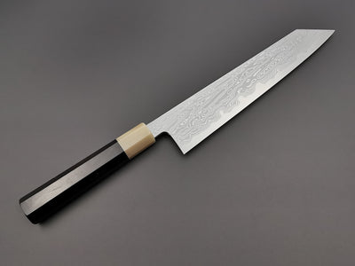 Satoshi Nakagawa X Myojin Naohito Blue #1 Damascus Kiritsuke Gyuto 240mm