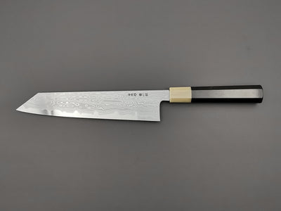 Satoshi Nakagawa X Myojin Naohito Blue #1 Damascus Kiritsuke Gyuto 240mm