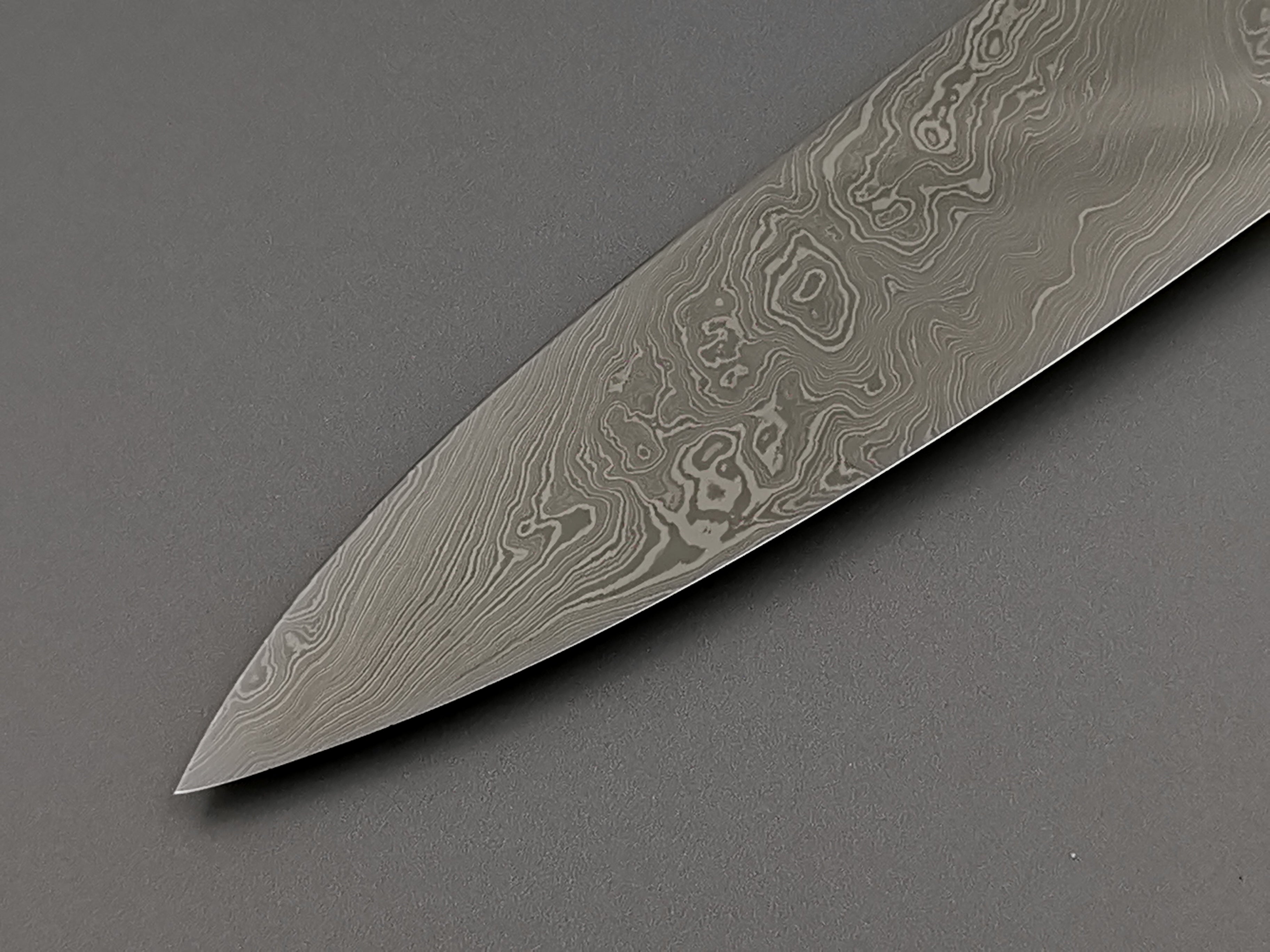 Shoichi Hashimoto Blue #2 + White #2 Coreless Gyuto 240 with custom handle