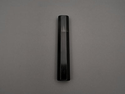Ebony with single black buffalo horn bolster