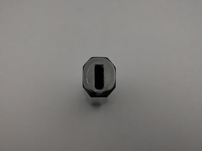 Ebony with single black buffalo horn bolster