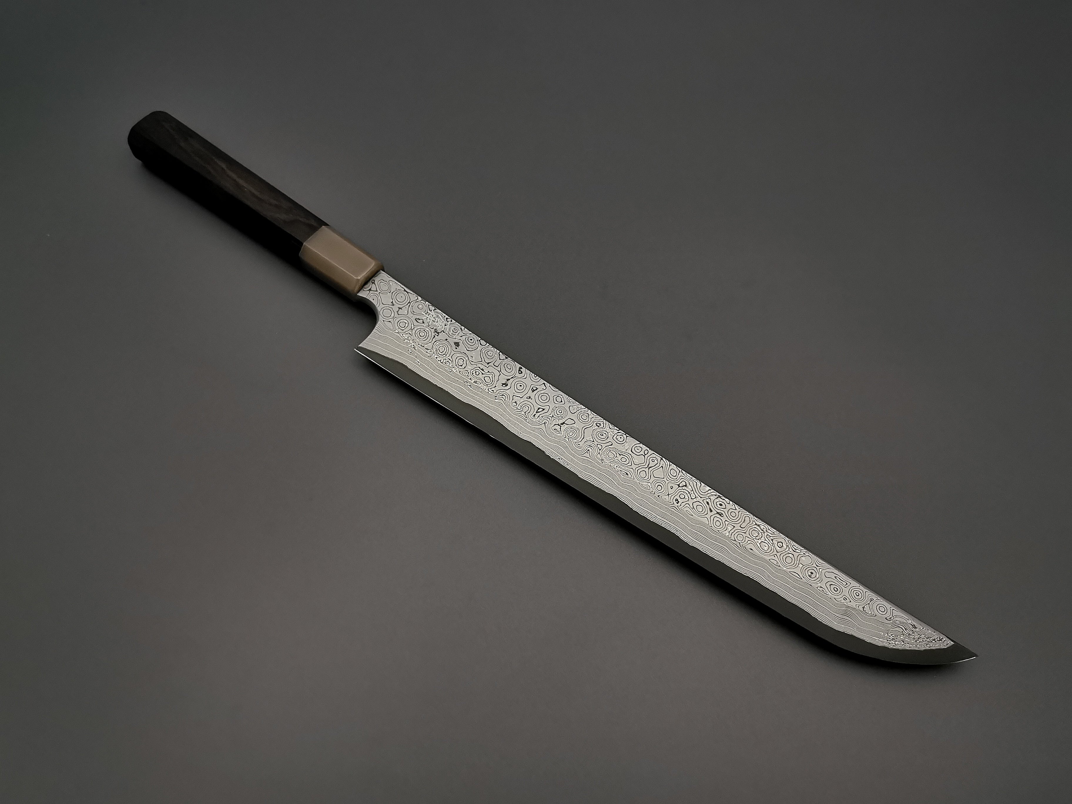 Nigara Hamono Anmon Blue #2 Sakimaru Yanagiba 300mm