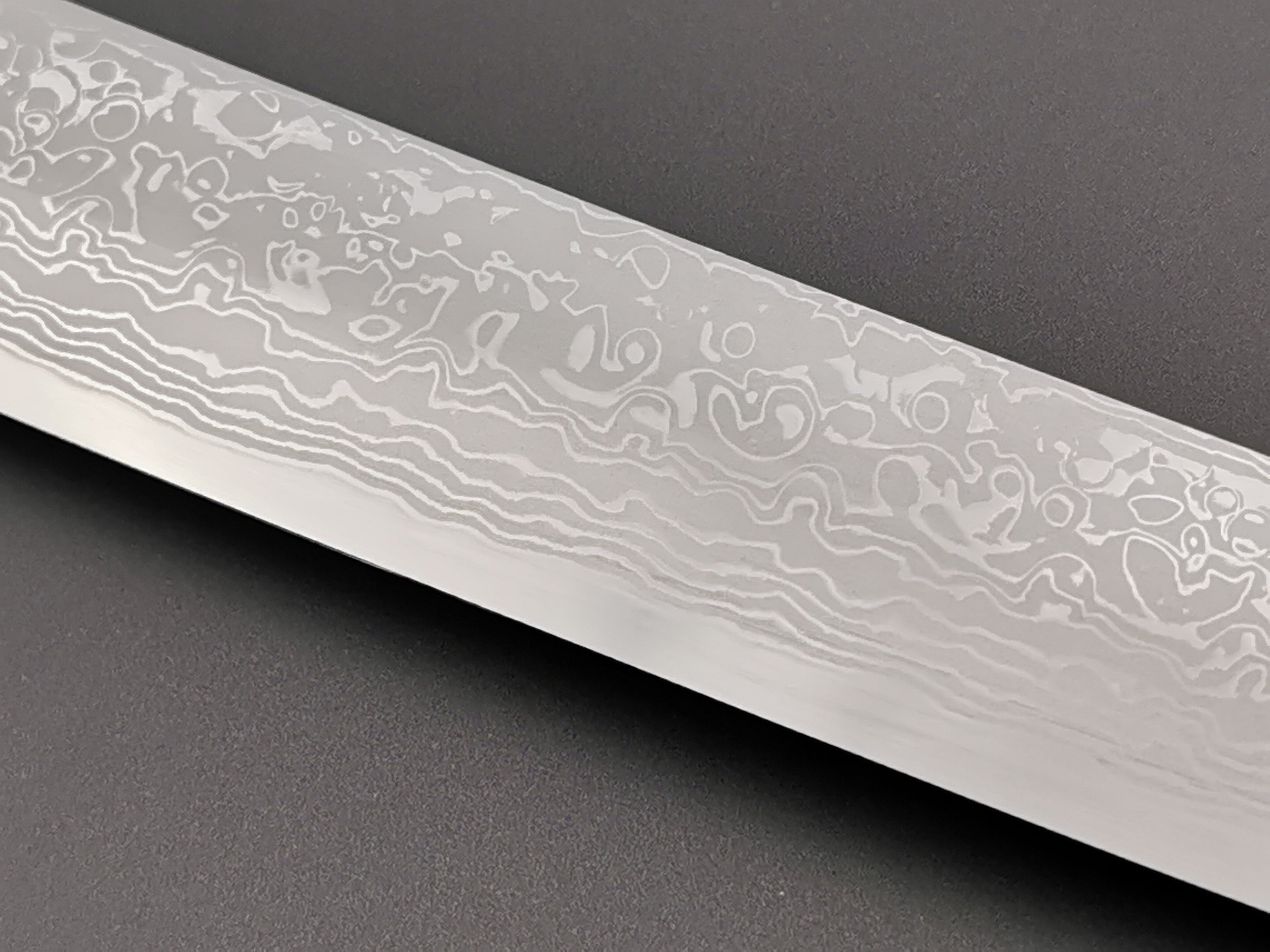 Yauji Yoshihiro Blue #2 Damascus Sakimaru Yanagiba 330mm