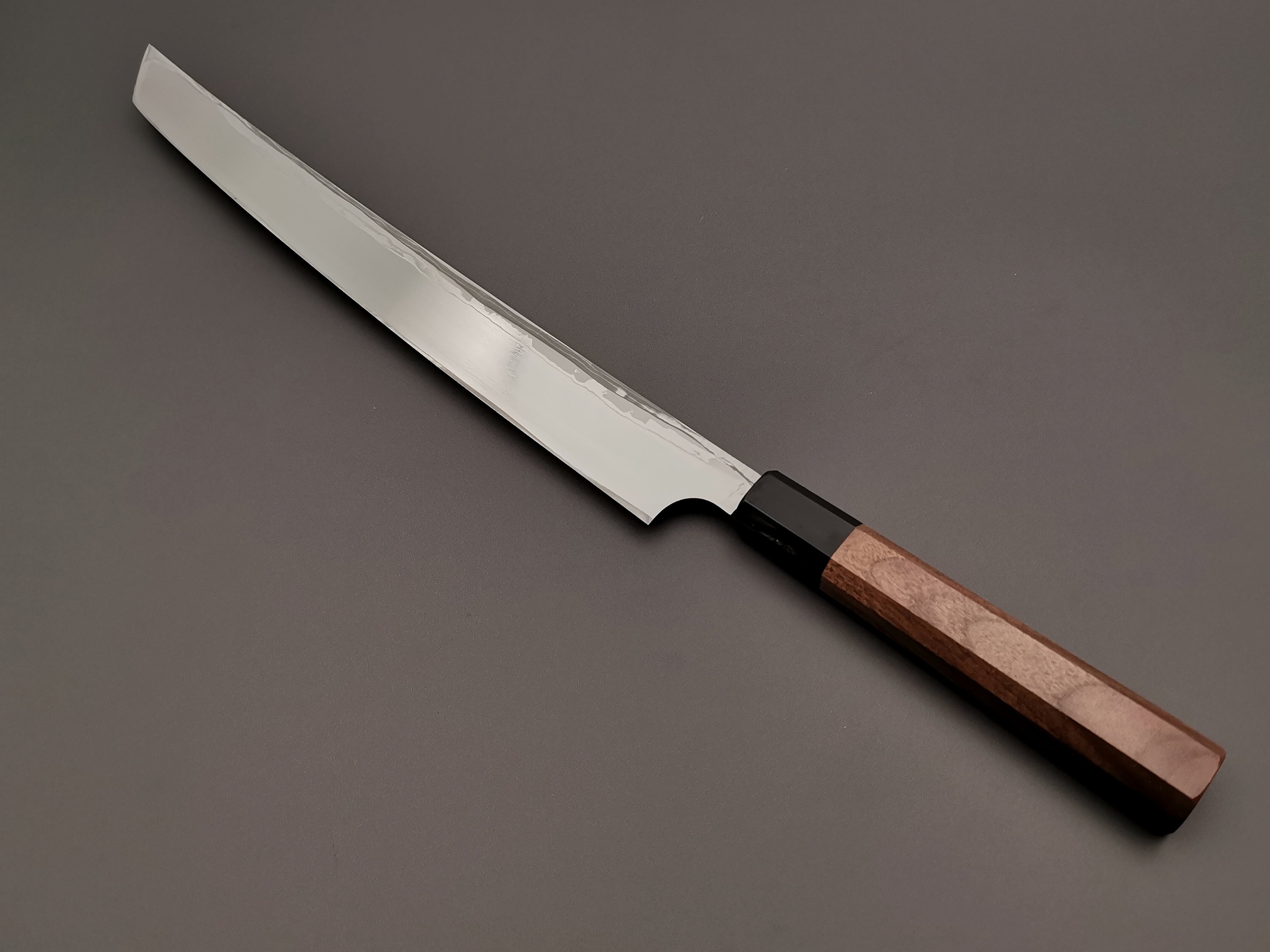 Yauji Yoshihiro Blue #2 Damascus Sakimaru Yanagiba 330mm