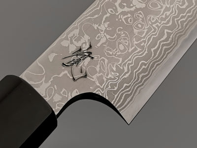 Yauji Yoshihiro Blue #2 Damascus Sakimaru Yanagiba 330mm