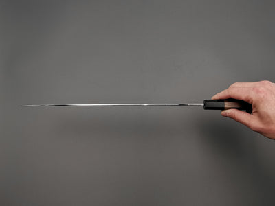 Yauji Yoshihiro Blue #2 Damascus Sakimaru Yanagiba 330mm