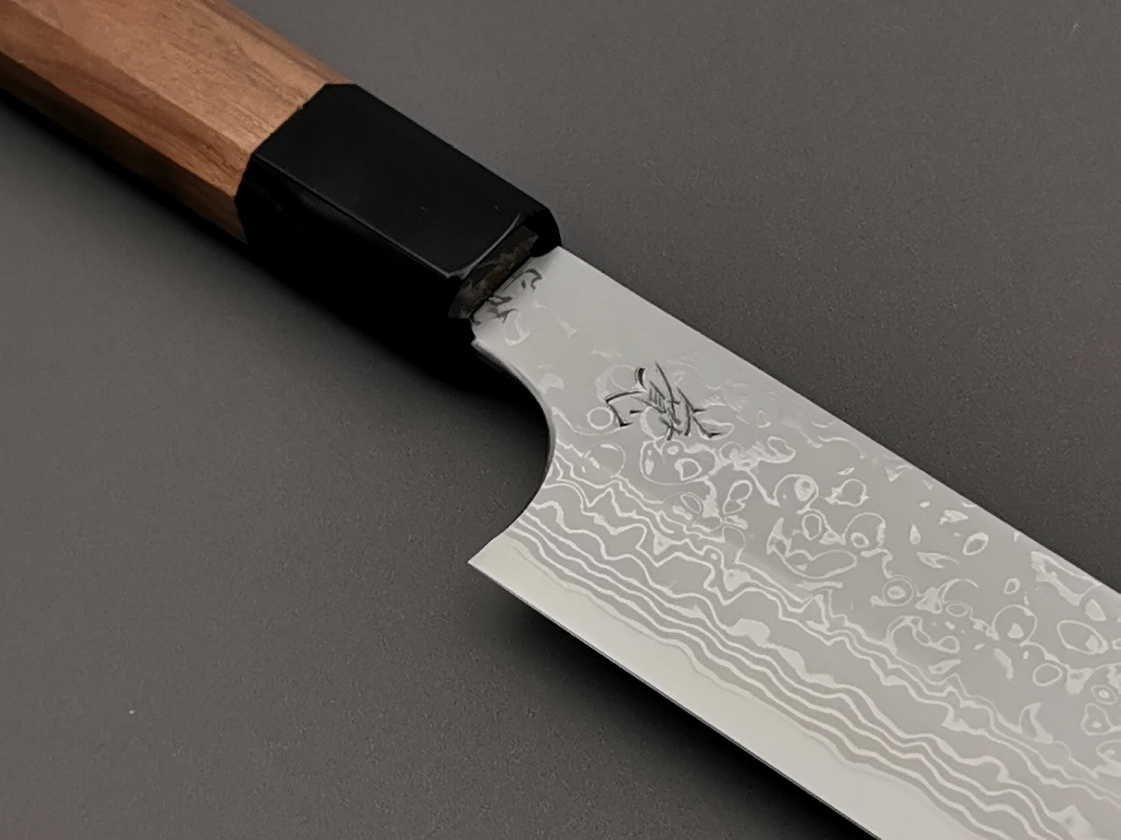 Yauji Yoshihiro Blue #2 Damascus Kiritsuke Yanagiba 330mm