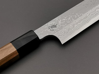 Yauji Yoshihiro Blue #2 Damascus Kiritsuke Yanagiba 330mm