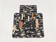Camoflage canvas chef's knife roll