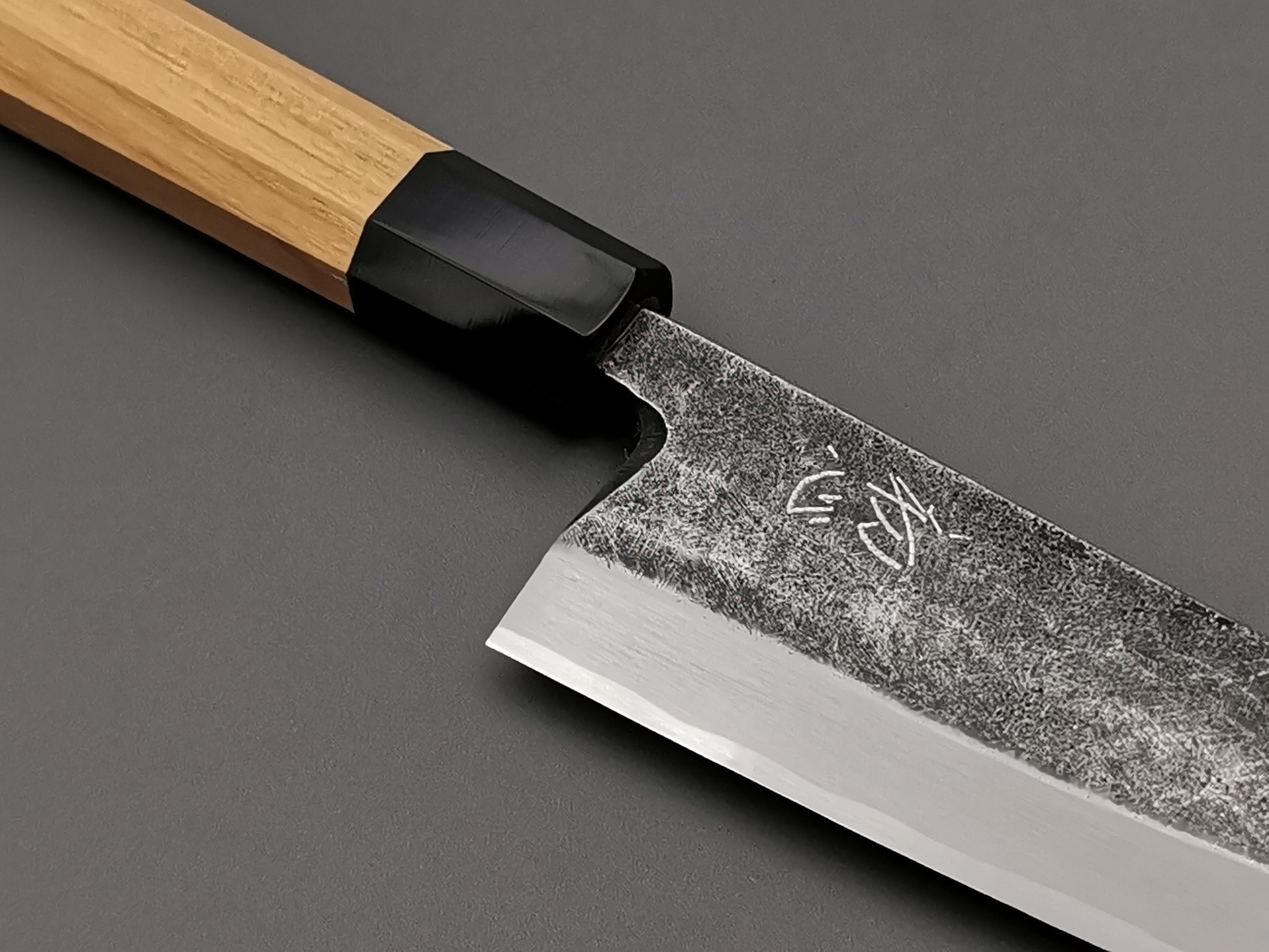 Hatsukokoro Blue #2 Kurouchi Single Bevel Kiritsuke Deba 150mm