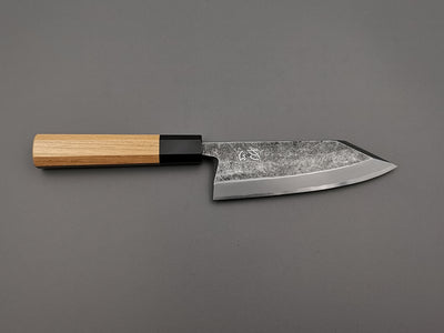 Hatsukokoro Blue #2 Kurouchi Single Bevel Kiritsuke Deba 150mm