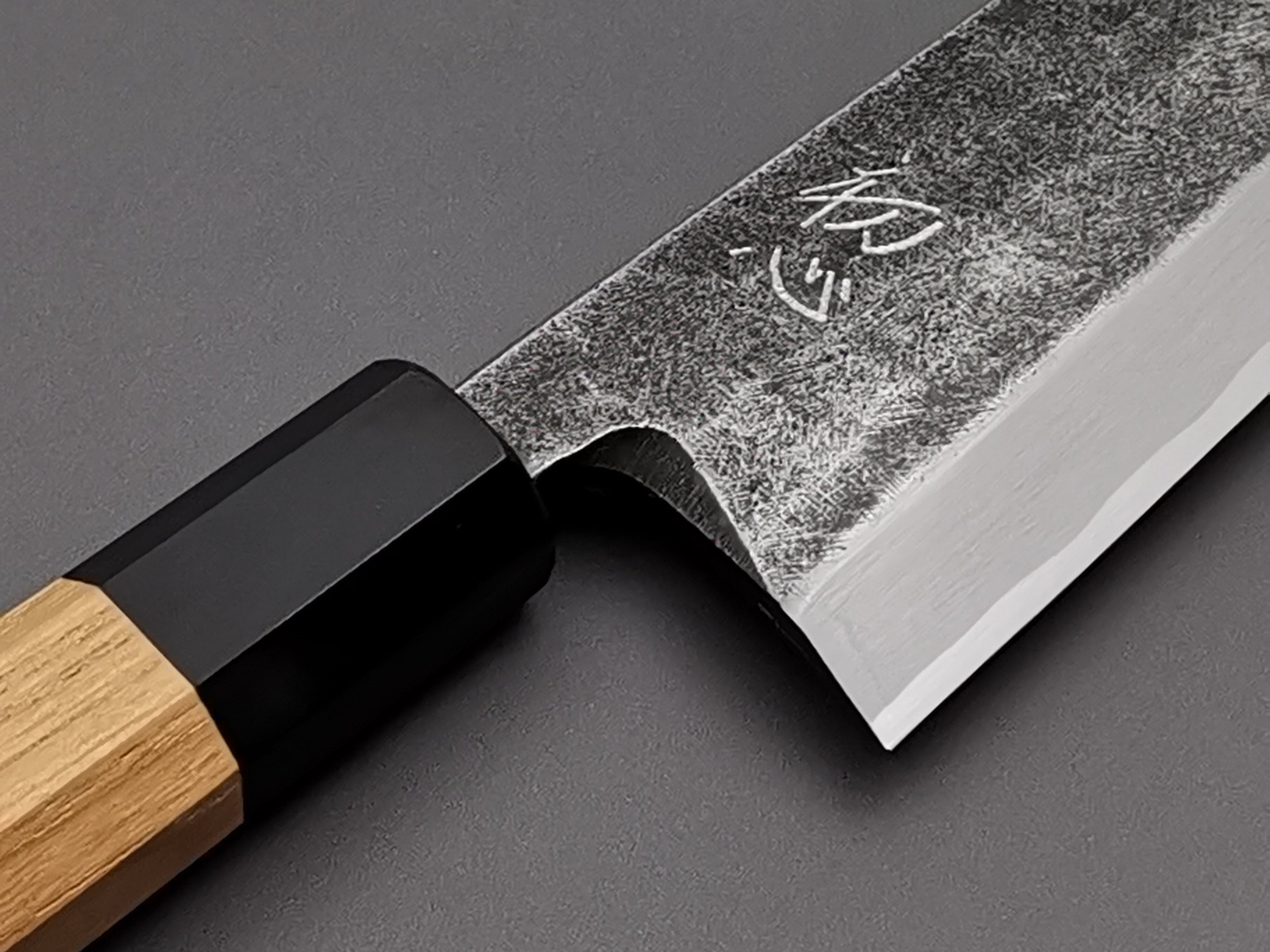 Hatsukokoro Blue #2 Kurouchi Single Bevel Kiritsuke Deba 150mm