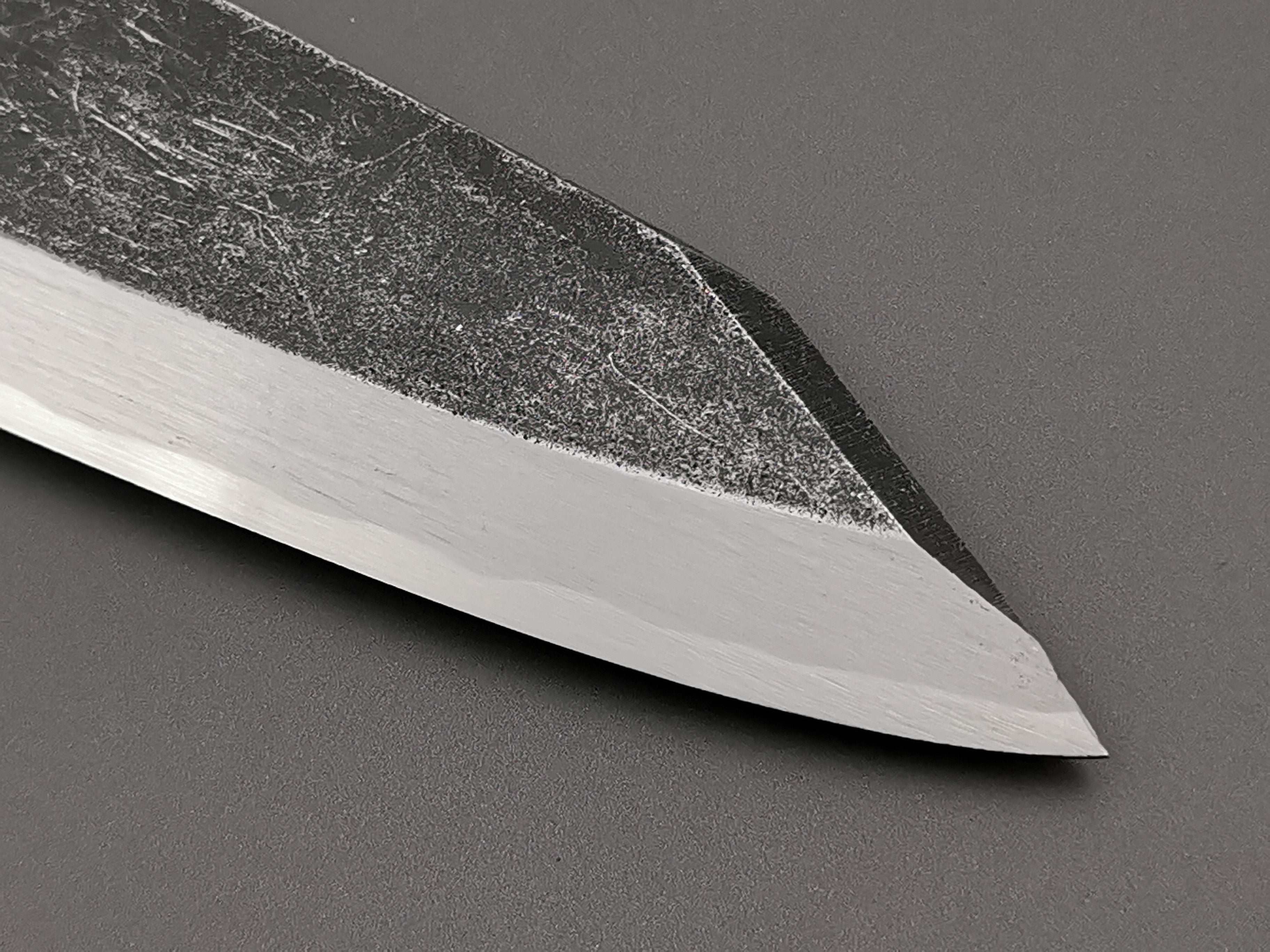 Hatsukokoro Blue #2 Kurouchi Single Bevel Kiritsuke Deba 180mm