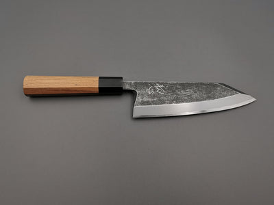 Hatsukokoro Blue #2 Kurouchi Single Bevel Kiritsuke Deba 180mm