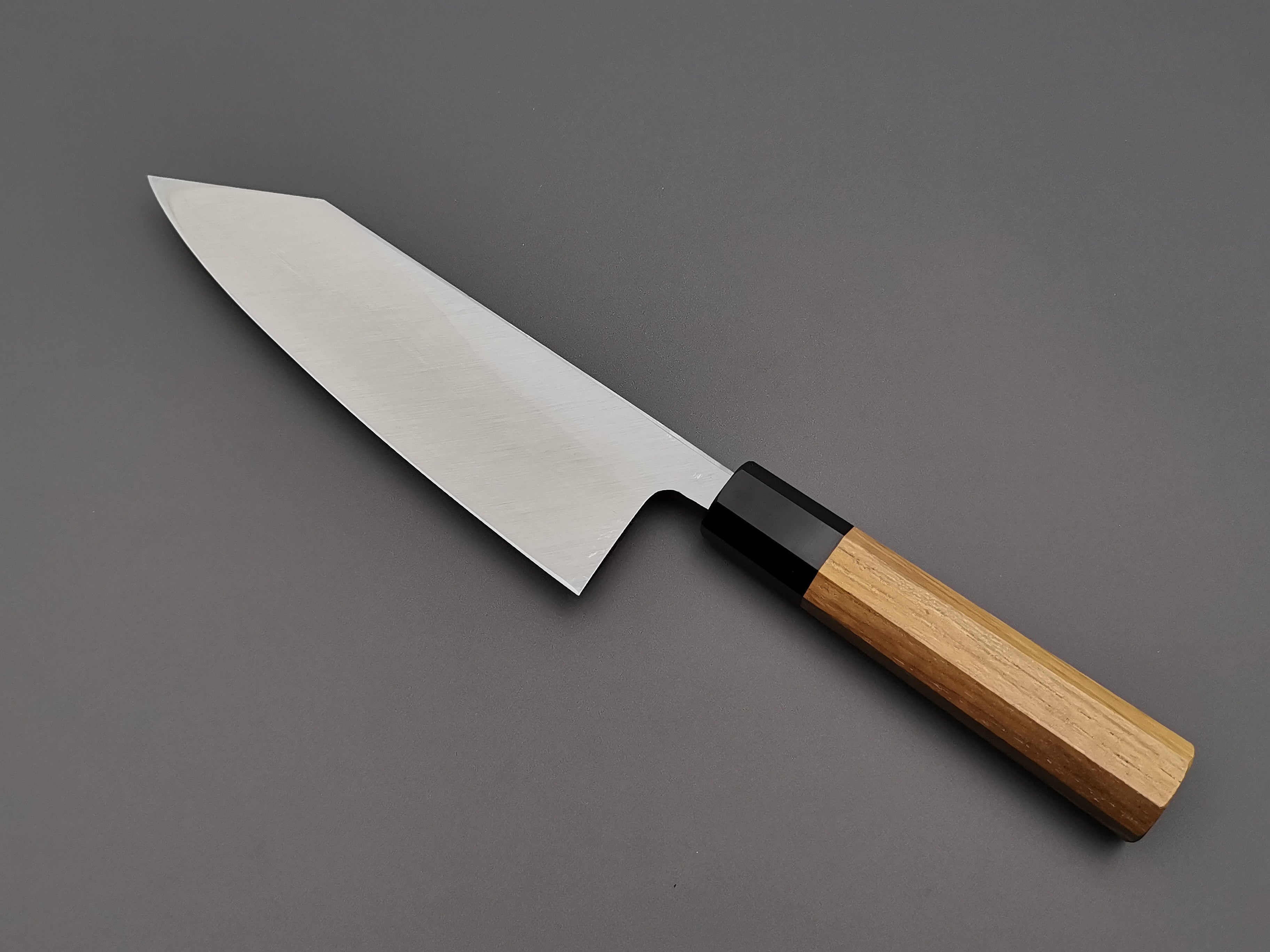 Hatsukokoro Blue #2 Kurouchi Single Bevel Kiritsuke Deba 180mm