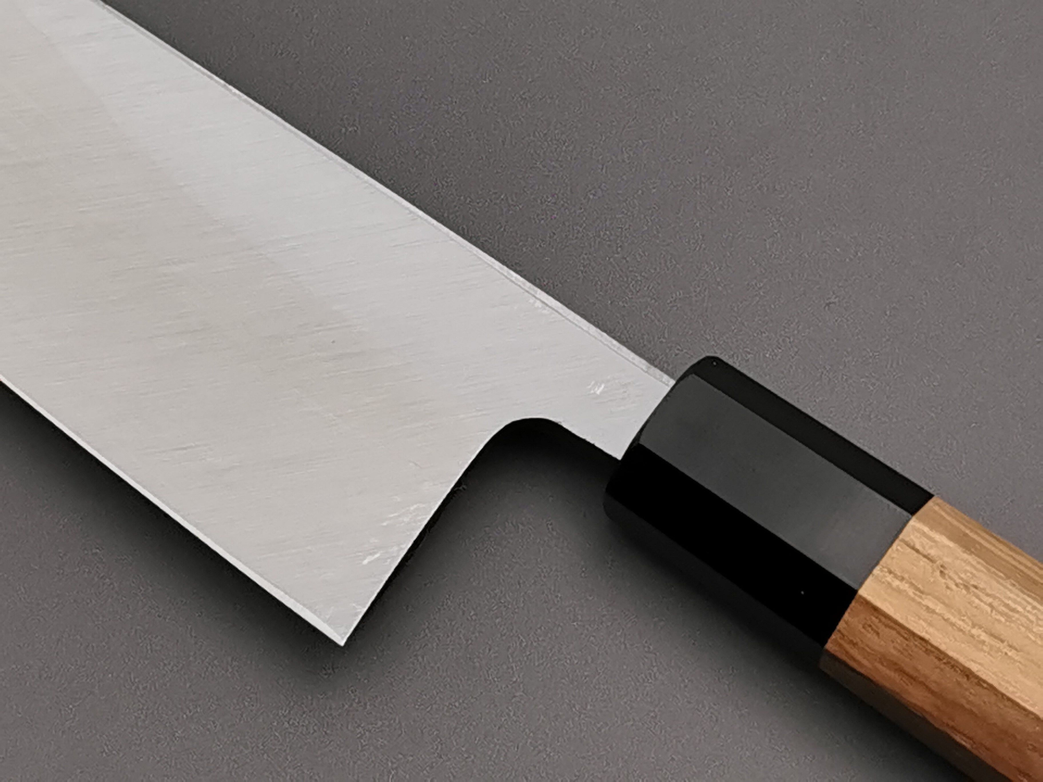 Hatsukokoro Blue #2 Kurouchi Single Bevel Kiritsuke Deba 180mm