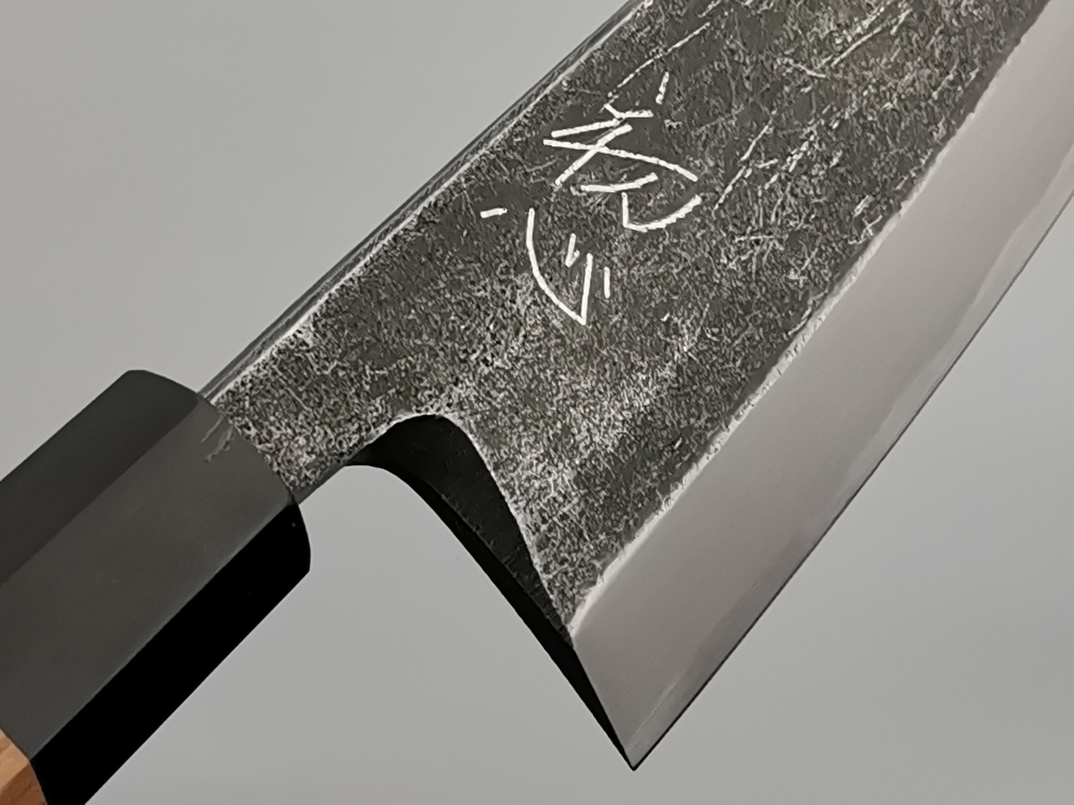 Hatsukokoro Blue #2 Kurouchi Single Bevel Kiritsuke Deba 180mm