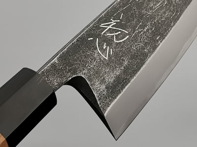 Hatsukokoro Blue #2 Kurouchi Single Bevel Kiritsuke Deba 180mm