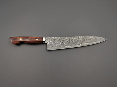 Shigeki Tanaka R2 Damascus Gyuto 240mm with Ironwood handle