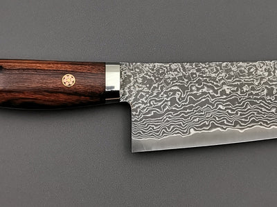 Shigeki Tanaka R2 Damascus Gyuto 240mm with Ironwood handle