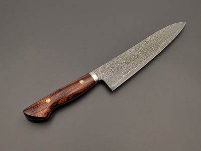 Shigeki Tanaka R2 Damascus Gyuto 240mm with Ironwood handle