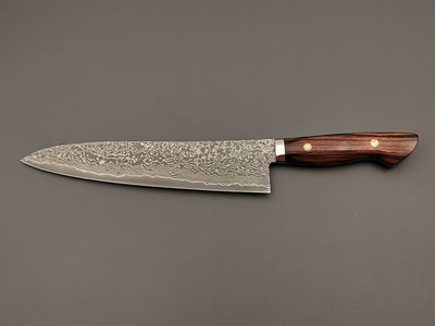 Shigeki Tanaka R2 Damascus Gyuto 240mm with Ironwood handle