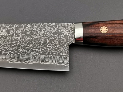 Shigeki Tanaka R2 Damascus Gyuto 240mm with Ironwood handle