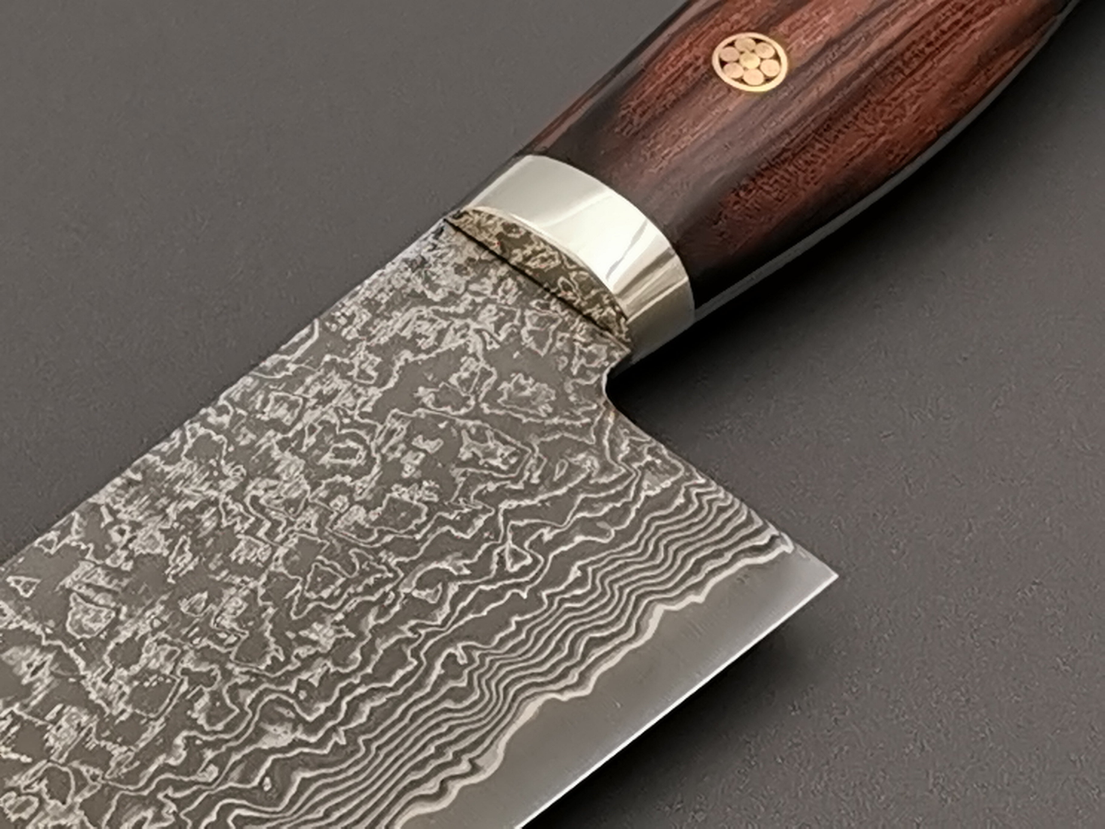 Shigeki Tanaka R2 Damascus Gyuto 240mm with Ironwood handle