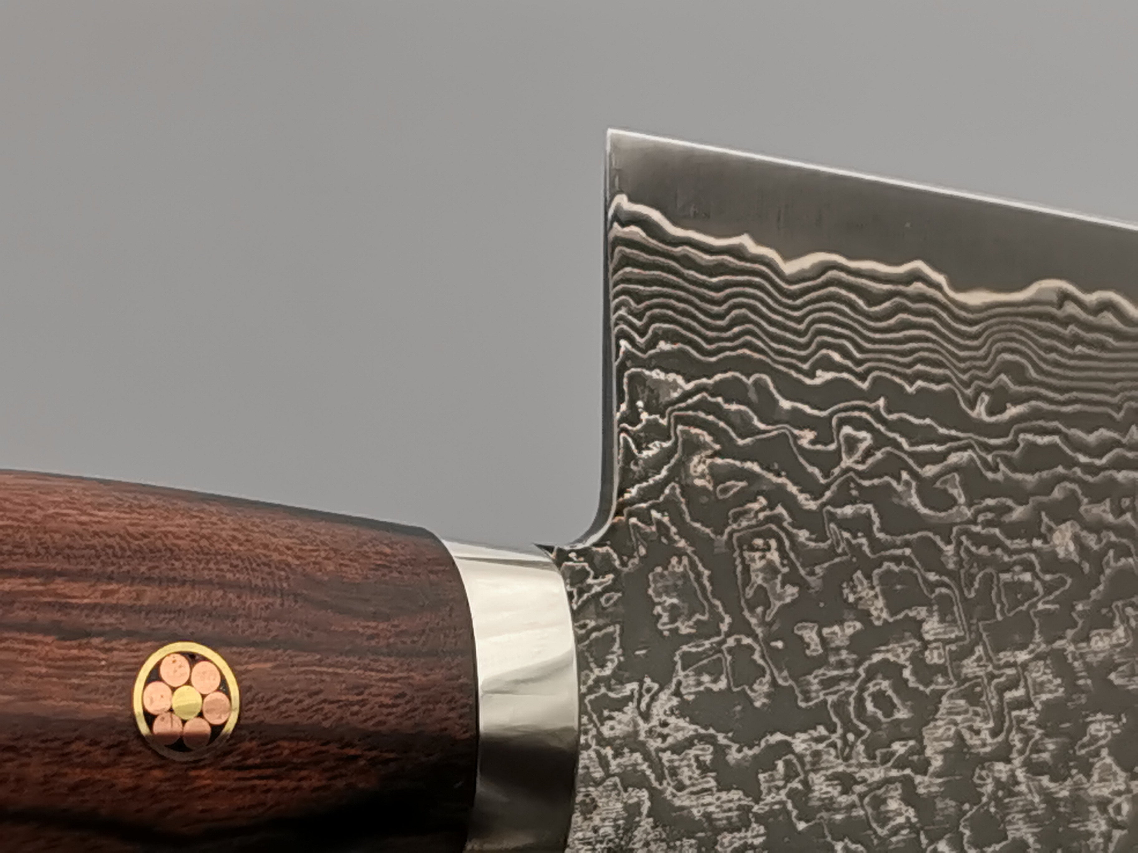 Shigeki Tanaka R2 Damascus Gyuto 240mm with Ironwood handle