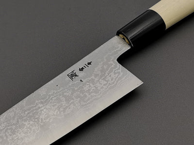 Shigeki Tanaka Blue #2 Damascus Santoku