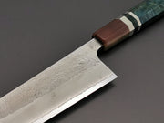 Yoshikane Hamono White #2 Kiritsuke Gyuto 210mm with maple double marble handle