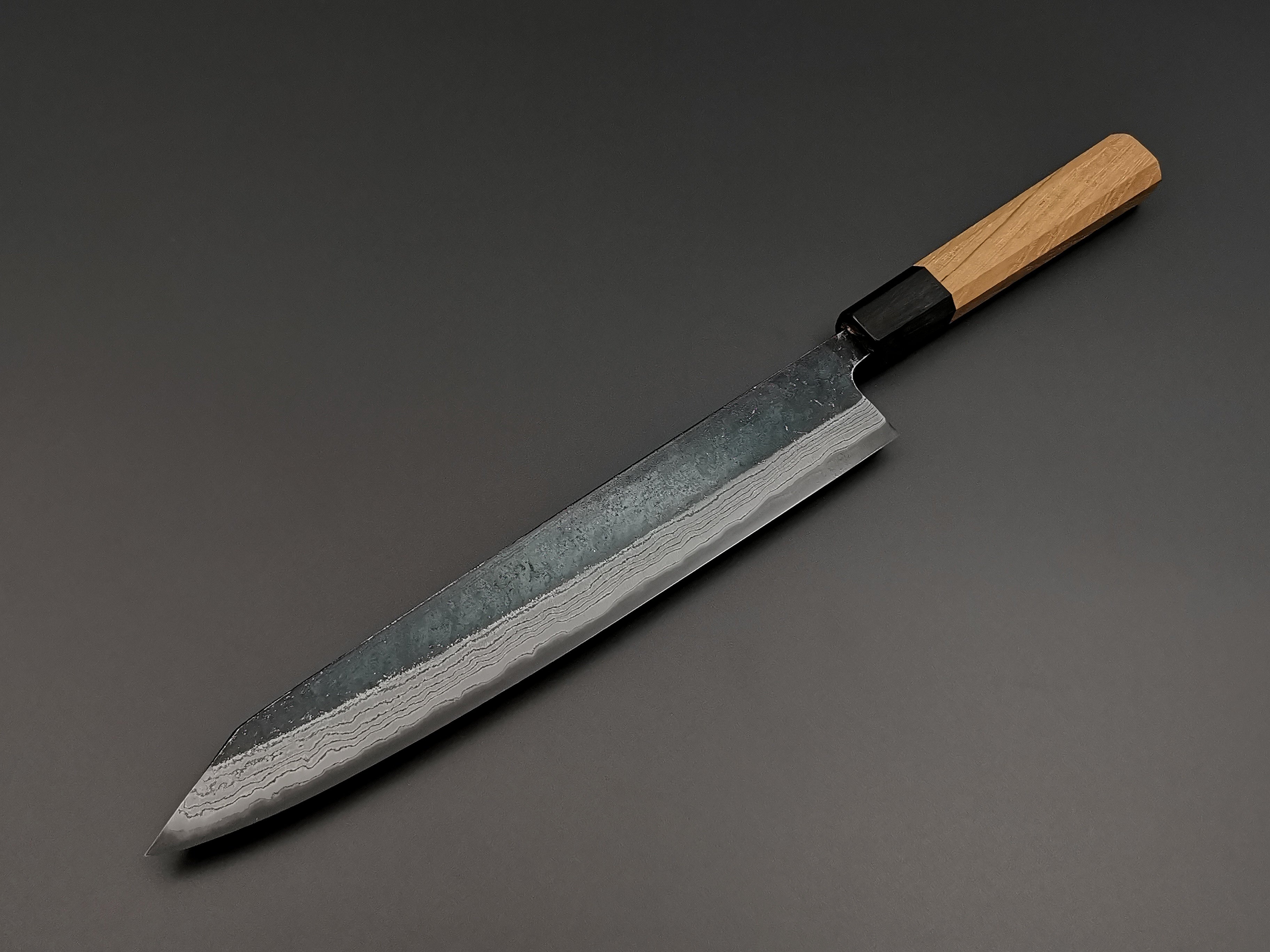 Hatsukokoro Kumokage Blue #2 Kiritsuke Sujihiki 250mm