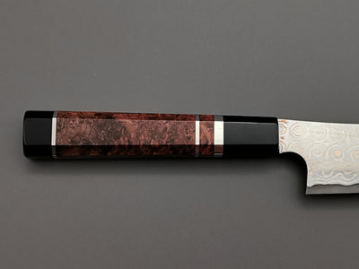 Nigara Hamono Rainbow Damascus Sakimaru Sujihiki 270mm