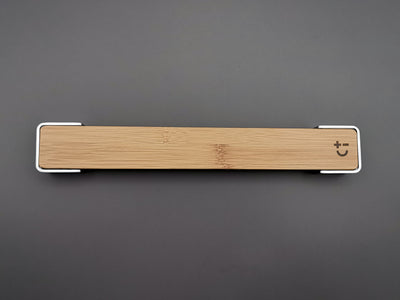 Bamboo and zinc knife rack