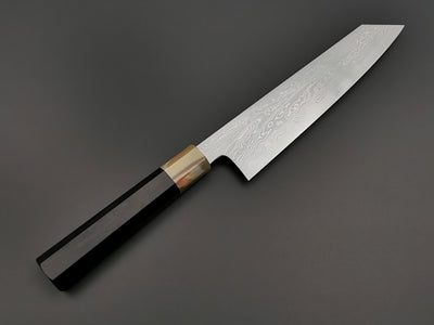 Satoshi Nakagawa X Myojin Naohito Blue #1 Damascus Kiritsuke Gyuto 210mm